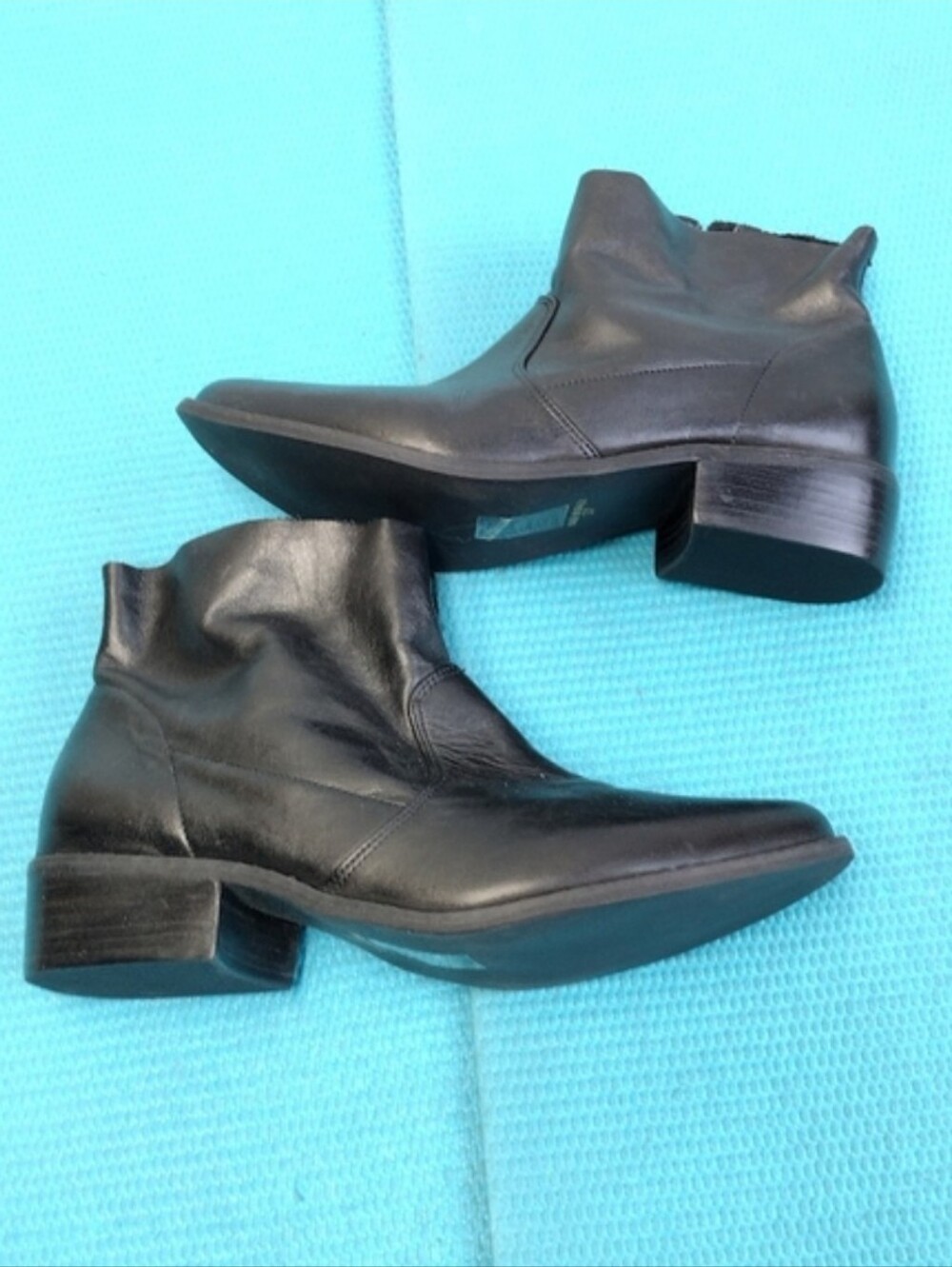 LFL Life Women's Leather Ankle Boots Side Zip Sz 37 US (6-6.5)